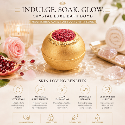 Crystal Luxe Bath Bomb Gift Set - Jane & Bloom