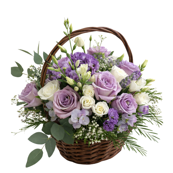 Lavender Love Basket
