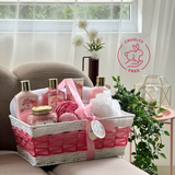Peony Cloud Spa Gift Basket for Women – 13 Pieces